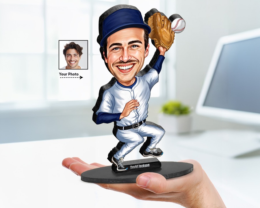 Baseball Player figurine — custom Sport gift