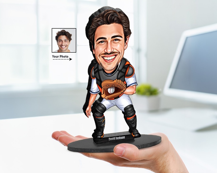 Baseball Player figurine — custom Sport gift