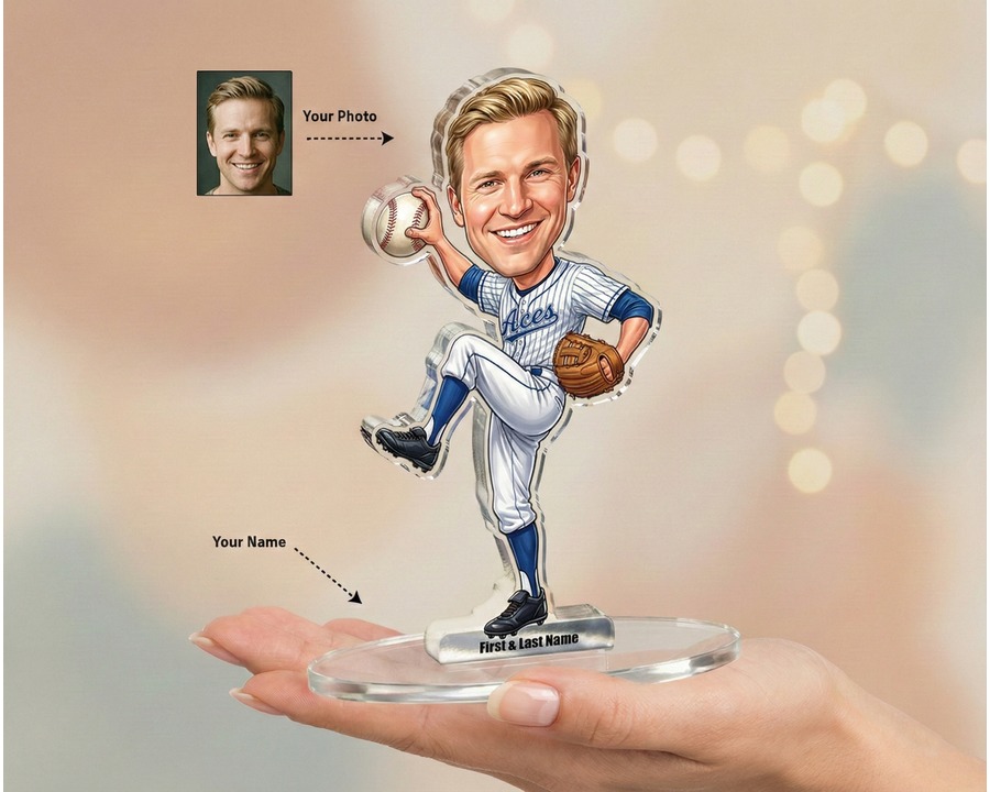 Baseball Player figurine — custom Sport gift