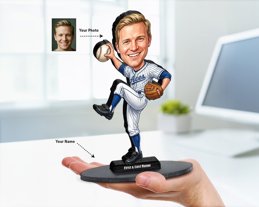 Baseball Player figurine — custom Sport gift