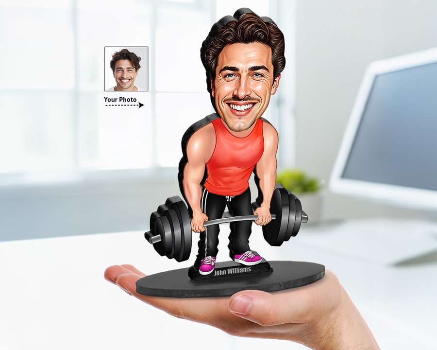 Bodybuilder (Male) figurine — custom Sport gift