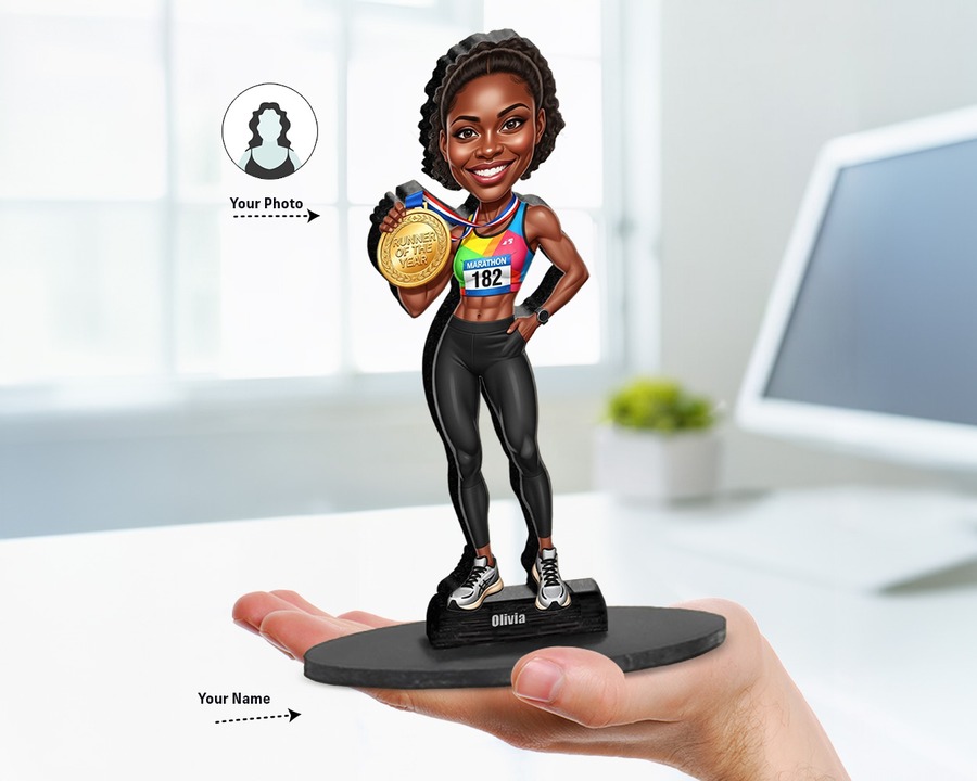 Half Marathon Runner figurine — custom Sport gift