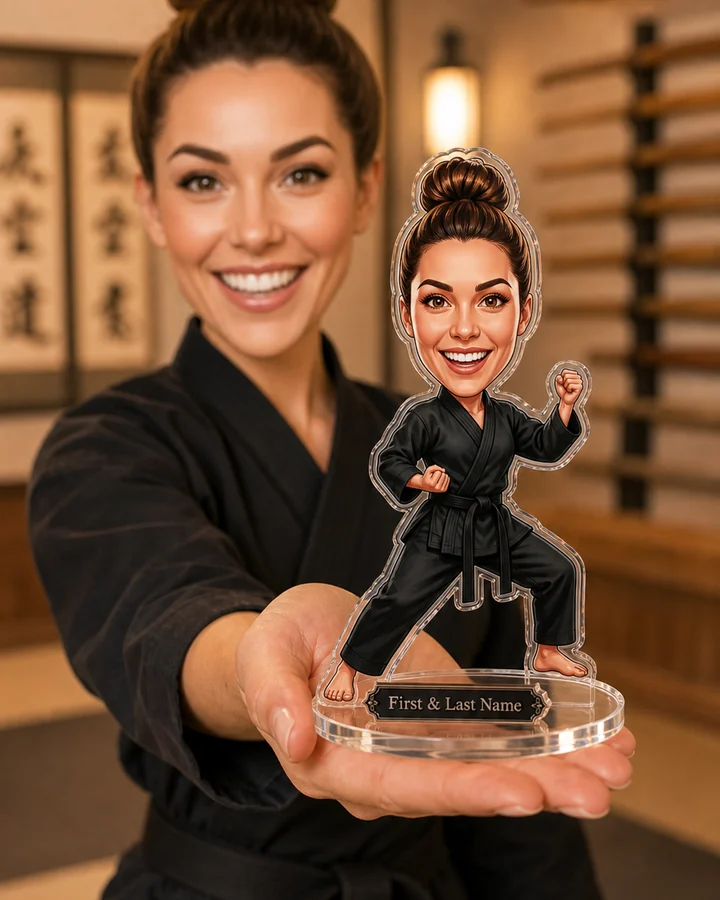 Karate (Female) figurine — custom Sport gift