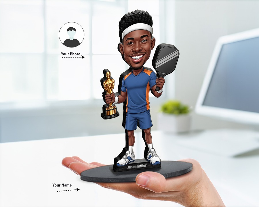 Pickleball Player figurine — custom Sport gift