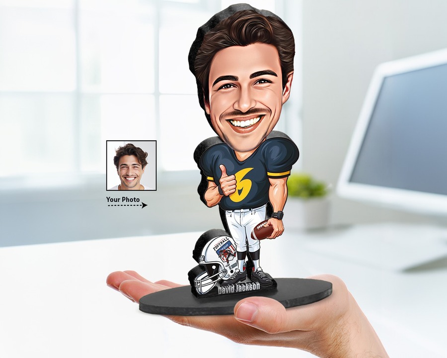 Soccer Player figurine — custom Sport gift