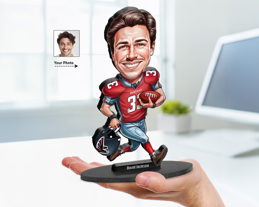 Soccer Player figurine — custom Sport gift