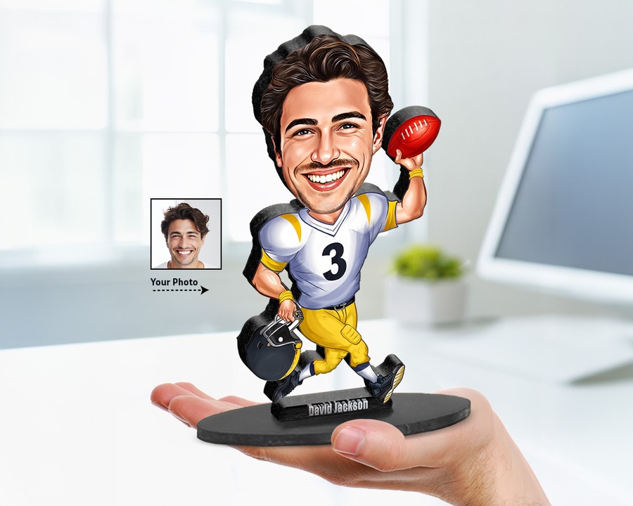 Soccer Player figurine — custom Sport gift