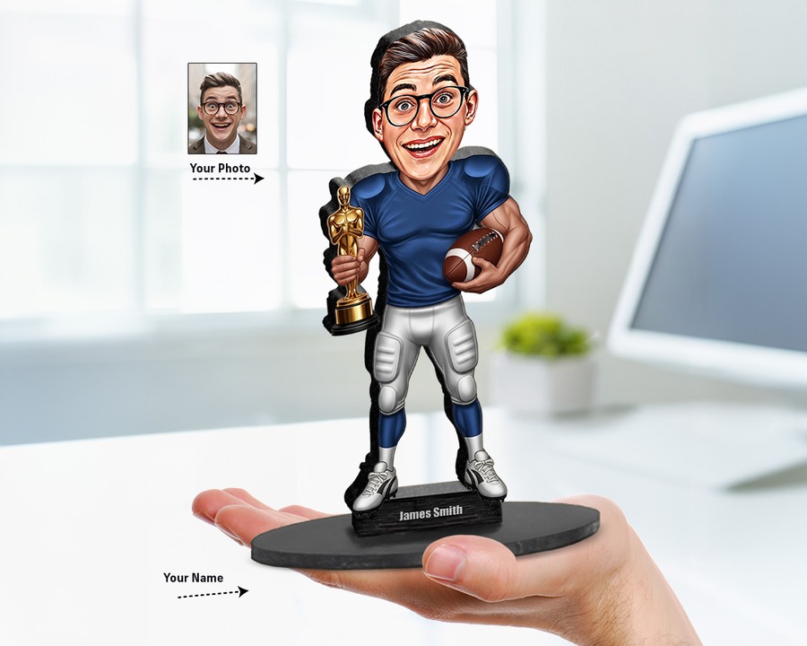 Soccer Player figurine — custom Sport gift