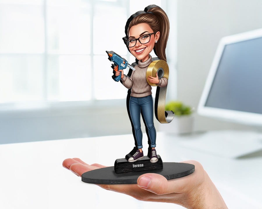 Shopping Bags figurine — custom For Her gift